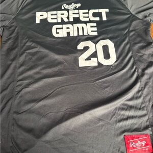 Rawlings Black Perfect Game Jersey XL